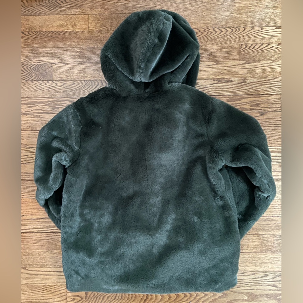 NWT Mystree size L faux fur hooded jacket - Picture 6 of 6